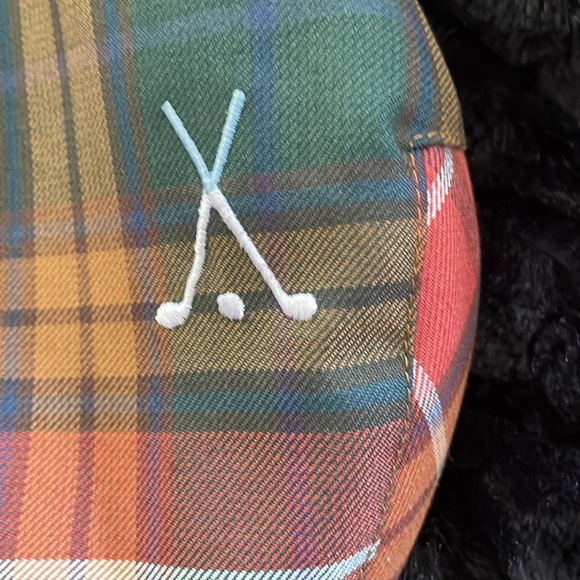 St. Andrews plaid newsboy style cap - Picture 7 of 8